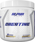 Alpha Creatine Monohydrate Powder Supports Muscle Growth Micronized Unflavored 300 Grams - 60 Servings