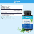Equip Foods Grass Fed Beef Liver 180 Capsules
