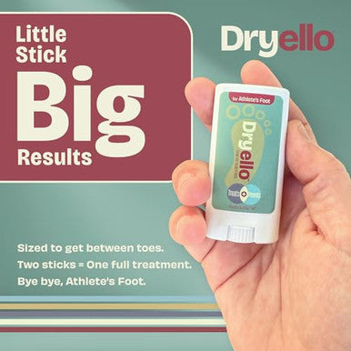 Dryello Athlete S Foot Treatment Stick Antifungal Stick For Athlete S Foot Tolnaftate 1 Easy Glide-On No Mess Application 2 Sticks Complete Treatment