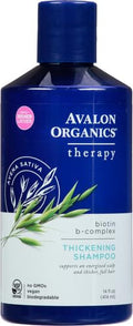 Avalon Organics Therapy Thickening Shampoo, Biotin B-Complex, 14 Oz