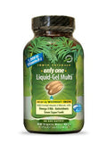 Irwin Naturals Only One Liquid-Gel Multi - No Iron Daily Essential Vitamins, Minerals, Antioxidants, Omega-3 & Green Super Foods - 60 Liquid Softgels... (60ct)
