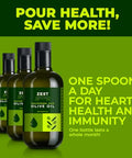 Polyphenol Rich Olive Oil Extra Virgin by Zest Delites, Up To 770 mg/kg High Polyphenol Olive Oil, Cold Pressed EVOO, Heart & Immunity Support, Single Origin, Gold Award, New Harvest, 16.9 fl oz