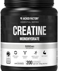 Jacked Factory Creatine Monohydrate Powder 425G 5G Daily Creatine Supplement For Men And Women Veganfriendly Thirdparty Tested 85 Servings Blue Raspberry