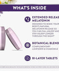 Zzzquil Pure Zzzs All Night Extended Release Melatonin Sleep Aid Tablets Helps You Stay Asleep Longer Sleep Aid For Adults 2 Mg Per Tablet 56 Total Tablets (2 Packs Of 28)