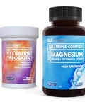BioEmblem Triple Magnesium Complex and Probiotics for Women and Men
