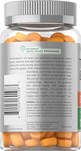 Horbaach Turmeric And Ginger Gummies 120 Count