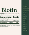 Nature's Bounty Biotin 5000 mcg Liquid Softgels 72 ea (Pack of 3)