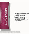 Fairhaven Health Folate And Myo Inositol Powder For Women 1 Per Day Female Fertility Supplement Ovarian Health And Egg Quality 2000 Mg Myoinositol And 333 Mcg Methylfolate " 30 Stick Packs
