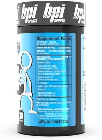 Bpi Sports Nite Burn ÃƒÂ¢Ã¢â€šÂ¬Ã¢â‚¬Å“ Nighttime Fat Burner & Sleep Support ÃƒÂ¢Ã¢â€šÂ¬Ã¢â‚¬Å“ Keto-Friendly ÃƒÂ¢Ã¢â€šÂ¬Ã¢â‚¬Å“ Weight Loss, Burn Fat, Relaxation, Boost Metabolism ÃƒÂ¢Ã¢â€šÂ¬Ã¢â‚¬Å“ 30 Servings ÃƒÂ¢Ã¢â€šÂ¬Ã¢â‚¬Å“ 640Mg, Capsule
