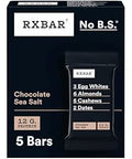 RXBAR Protein Bars, Protein Snack, Snack Bars, Chocolate Sea Salt, 9.1oz (5 Count)