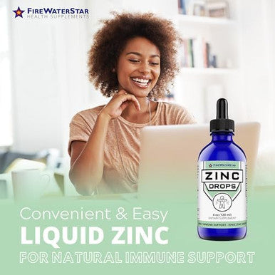 Fws Liquid Zinc Supplement - Zinc Drops - Immune Support For Adults And Kids - Organic, Non-Gmo, Vegan - 45Mg - Boost Your Immune System, Support Healthy Skin, And Promote Overall Wellness