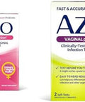 Azo Dual Protection Urinary & Vaginal Probiotics 30Ct + Vaginal Ph Test Kit 2 Selftests