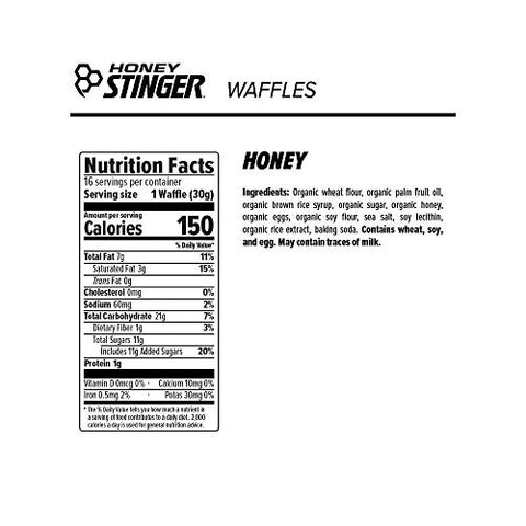 Honey Stinger Organic Honey Waffle Energy Stroopwafel For Exercise Endurance And Performance Sports Nutrition For Home & Gym Pre And Post Workout 48 Waffles 50.88 Ounce