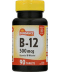 Sundance B12 500 mcg 90 Tablets Pack of 3