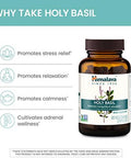 Himalaya Holy Basil Tulsi Herbal Supplement Stress Relief Relaxation Occasional Sleeplessness Promotes Calm Energy Support Ayurvedic Nongmo Vegan 720 Mg 60 Capsules 30 Day Supply