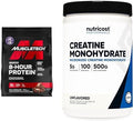Muscletech Whey Protein Powder Muscle Builder Bundle Phase8 4.6Lb Protein Powder Nutricost 500G Creatine Monohydrate Powder