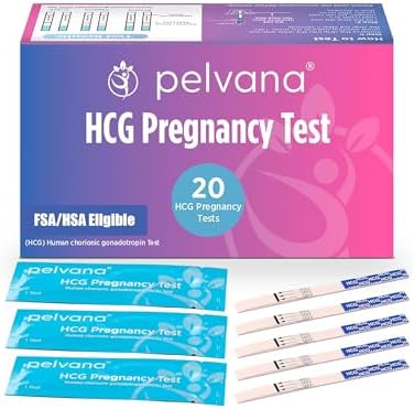 Pelvana Pregnancy And Ovulation Test Strips Combo Kit 25 Lh Fertility Test Strips + 10 Pregnancy Hcg Checker Kits Identify Your Peak Fertility Days Easy At Home Ovulation Tests (35 Piece Kit)