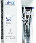 American Biotech Labs Silver Biotics 24 Ppm Silver Wound Healing Gel Layer Of Protection For Cuts Irritations And Burns 1.5 Oz