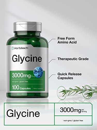 Horbaach Glycine Supplement 3000Mg
