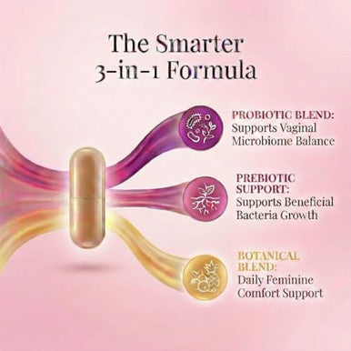 Dr Vitamin Solutions Vaginal Probiotic For Women 7 Billion Cfu Lactobacillus Blend + Prebiotic Inulin Cranberry & Pineapple Vaginal Ph & Microbiome Support Daily Women S Probiotics 30 Veg Capsules