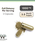 Double Wood Supplements Dws Organic Moringa Capsules 1000Mg