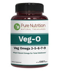 Pure Nutrition Vegan Omega 3-5-6-7-9 120 Softgels 600Mg Per Serving Of 2 Softgels Multi Omega Supplement For Overall Health Non Gmo Gluten Free