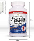 Natures Aid Glucosamine and Chondroitin Complex with Vitamin C Rosehip Ginger and Turmeric 180 Capsules