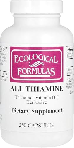 Ecological Formulas Allithiamine Vitamin B1 Capsule 50 Mg 250 Count