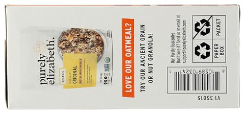Purely Elizabeth Maple Cinnamon Roll Instant Protein Oatmeal, 7.6 Ounce