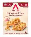 Atkins High Protein Bar Peanut Butter Granola Keto Friendly Gluten 4 Count (Pack Of 1)