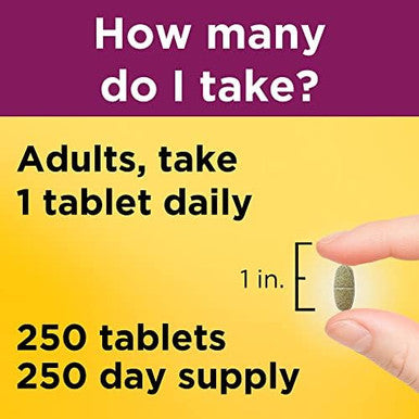 Nature Made Prenatal Multivitamin With Folic Acid Prenatal Vitamin And Mineral Supplement For Daily Nutritional Support 250 Tablets 250 Day Supply