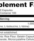 Bucked Up Bcaa 2:1:1 Capsules Branched Chain Amino Acids Supplement 1000Mg Per Serving Gluten Non Gmo Third Party Tested Bcaa Supplement 100 Servings (200 Capsules)