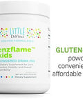 Davinci Little Enzflame Kids Powder Drink Mix Supplement To Support Muscle And Joint Comfort Mobility And Immune Health With Calcium Sodium Enzymes Dmg Orange Flavor 30 Servings