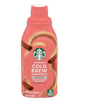 Starbucks Cold Brew Coffee Concentrate, Sweetened Brown Sugar Cinnamon Flavored Iced Coffee, 32 fl oz