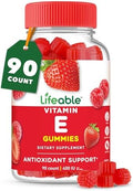 Lifeable Vitamin E Gummies 400 Iu Great Tasting Vitamin E Supplements Skin Eye Health And Immune Function Support Vit E For Adults Men Women 90 Gummies