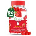 Lifeable Vitamin E Gummies 400 IU Great Tasting Vitamin E Supplements Skin Eye Health and Immune Function Support VIT E for Adults Men Women 90 Gummies