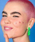 Lottie London Cheeky Kiss In Swipe Right Multi-Tasking Lip & Cheek Color Stick Easy-To-Apply Blusher & Lipstick Infused With Hyaluronic Acid & Vitamin E