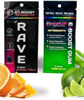 Vitaplur E-Boost Gum, 10 Packs, Rave Supplement, Festival Wellness, Magnesium, Rave Vitamins, Rave Gear, Antioxidants & Electrolytes, 5-Htp Free, Cosmic Mojito