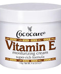Cococare Vitamin E Super Rich Formula Moisturizing Cream High Potency Skin Moisturizer 4 Oz