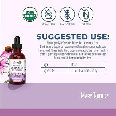 Maryruth's Organics Echinacea Purpurea Liquid 1 Fl Oz