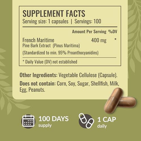 Herbamama Pine Bark And Boswellia Turmeric Kit - Bundle Of French Maritime Capsules & Boswellia Turmeric Capsules - Vegan Non-Gmo Gelatin- - 2 Pack