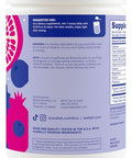 Wellah Electrolytes Powder (Blueberry Pomegranate) 50 Servings - Hydration Drink Mix 7 Vitamins & Minerals Zero Sugar