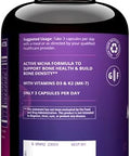 Mrm Nutrition Bone Maximizer Iii With Mcha + Vitamin D3 + Vitamin K2 Bone Health High Potency Key Vitamins And Minerals For Bones 50 Servings