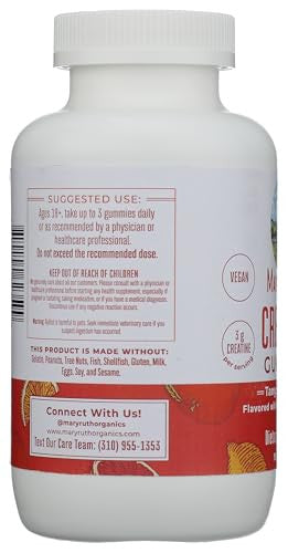 Maryruth's Creatine Gummies 90 Count 3G