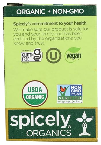 SPICELY Organic White Sesame Seeds 0.45 OZ