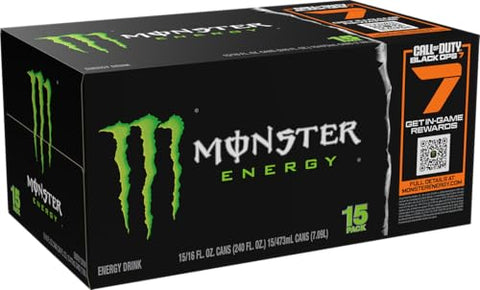 Monster Energy Drink, Green, Original, 16 Ounce | Pack of 15
