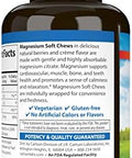 Carlson Magnesium Soft Chews 125 mg Highly Absorbable Muscle Relaxation and Overall Health Berries and Creme Flavor 40 Vegetarian Soft Chews