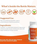 Truemulti Plant Based Daily Adult Multivitamins (30 Veggie Capsules) One A Day Vitamins - Daily Vitamin For Men And Women - Soy Free, Non-Gmo, Gluten Free