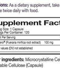 Amata Life by Dr. Christiane Northrup Pueraria Mirifica Pure Capsules 60 Day