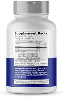 Ketologic Bhb Caps + Apple Cider Vinegar (60 Capsules 30 Supplements)